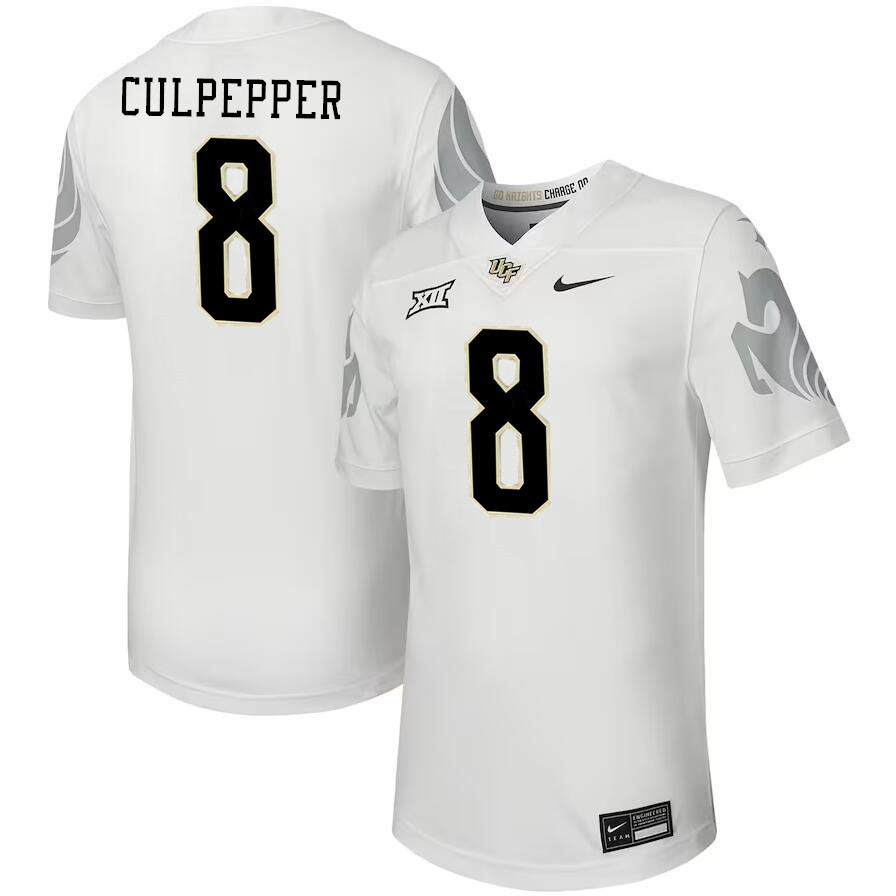 #8 Daunte Culpepper UCF Knights Jerseys Football Stitched-White - Click Image to Close
